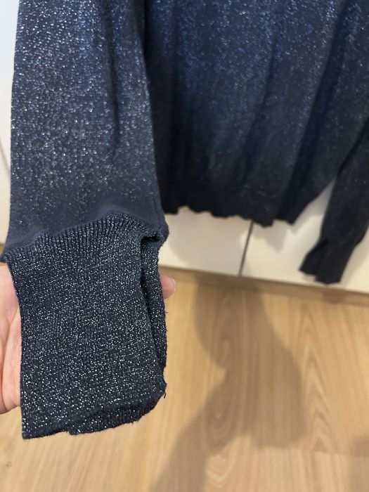 Блуза черна с ламе Calliope