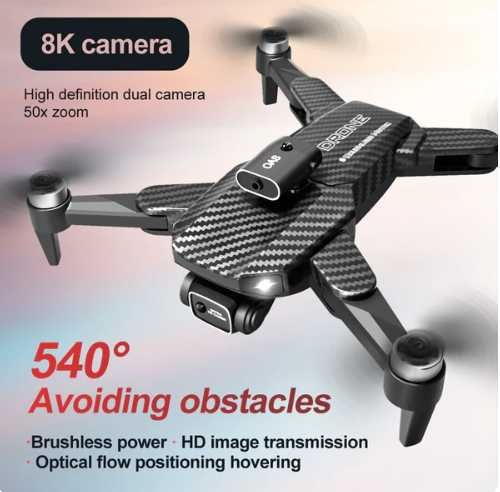 Сгъваем Дрон V2 GPS , FPV 4K Камера с Нощно Виждане, Карбон