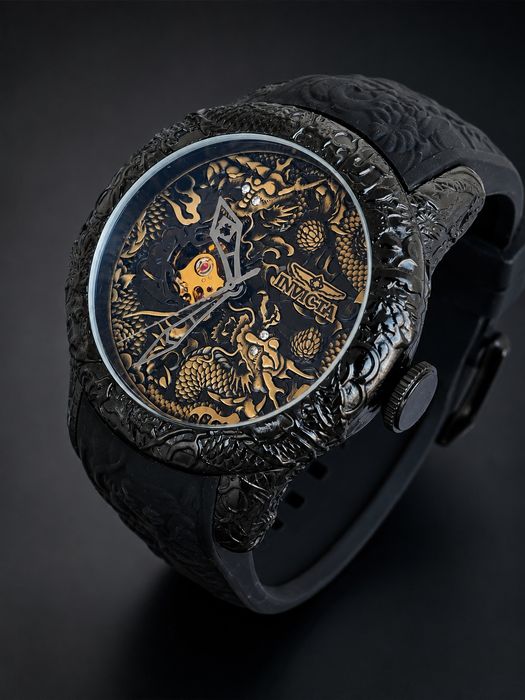 INVICTA Katana automatic Full Black 50 mm, Инвикта нов мъжки часовник