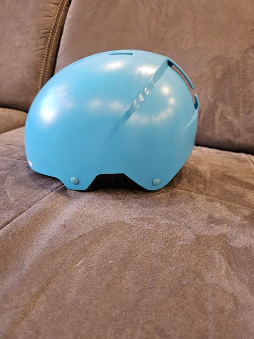 Детска каска за ски Weze, синя + подрък