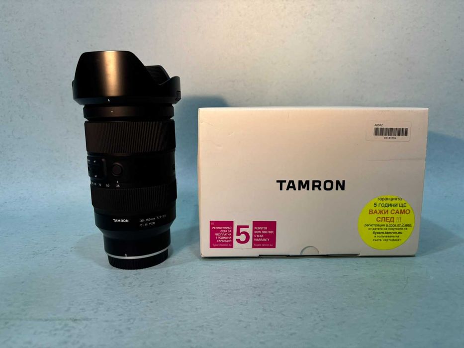 Обектив Tamron 35–150mm f/2–2.8 Di III VXD (Nikon Z)