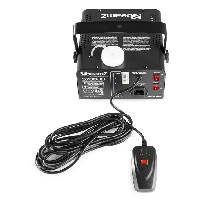Masina de fum cu lumina Jelly Ball, 700W, 3x 3W LED RGB, BeamZ