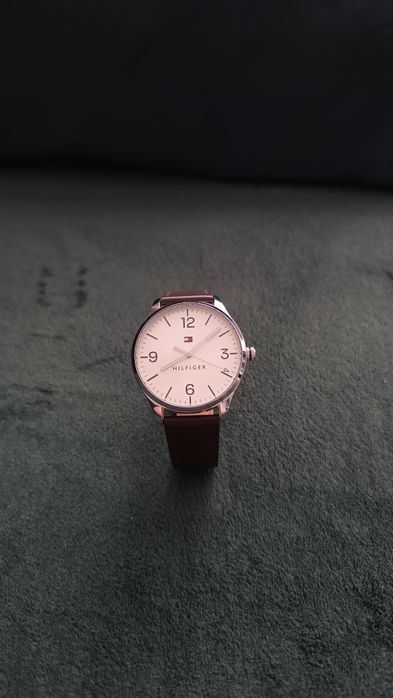 Ceas bărbați Tommy Hilfiger original, curea piele maro