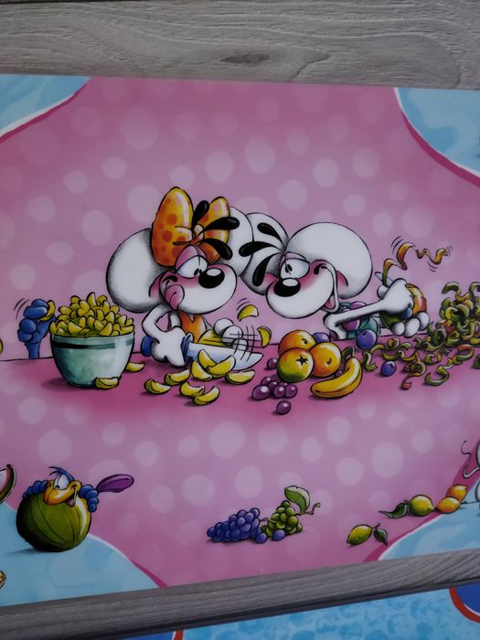 4 Planșe Diddl Germania pentru pentru masa sau activități copii pictat