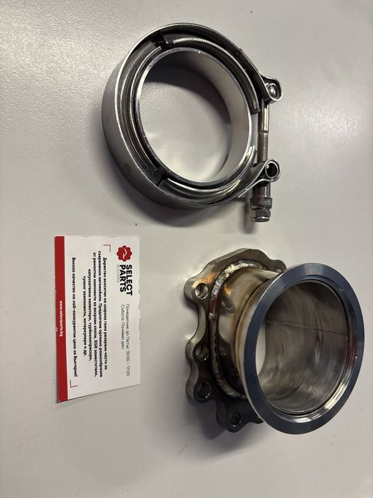Фланец за турбо downpipe неръждаема стомана T25 T28 GT25 GT28 8 болта 3" V-Band INTAVB