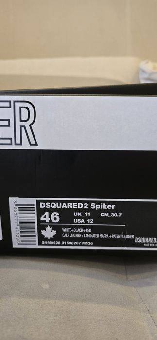DSQUARED 2 мъжки маратонки сникърси,кецове 46,46.5 номер