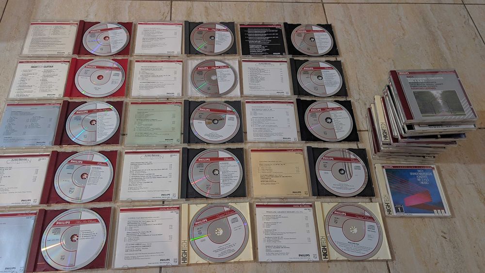 Muzica clasica colectie viniluri si cd in stare excelenta, editii vest