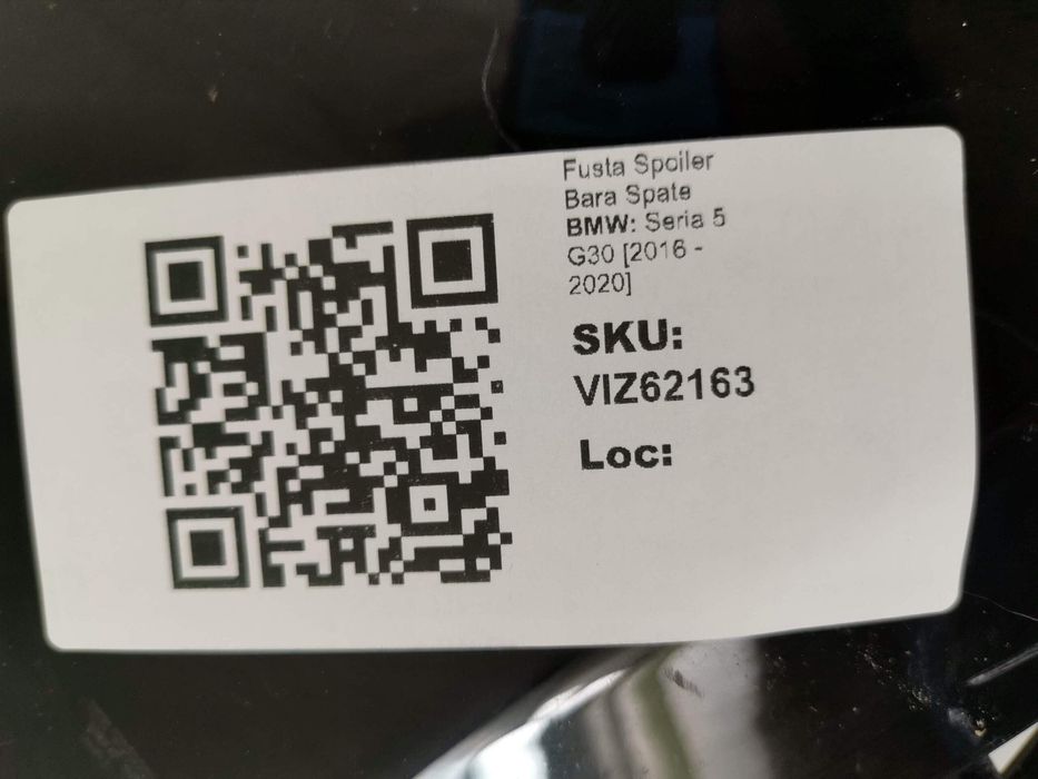 Спойлер За Задна Броня / Spoiler Za Zadna Bronya BMW Серия 5 G30 [ - ]