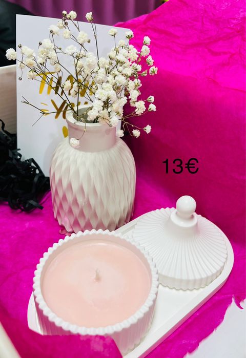 Ароматни свещи от 100% соев восък(ръчна изработка)