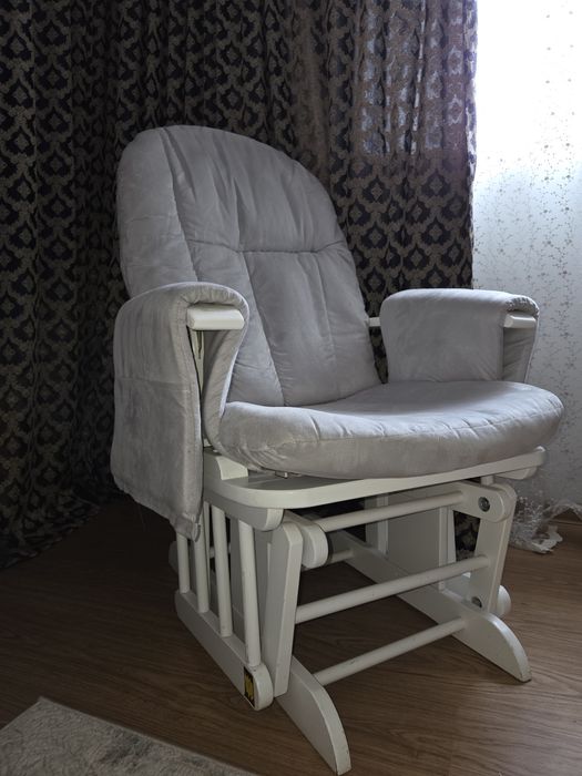 Tutti Bambini - Fotoliu reglabil alaptare + suport pentru picioare Alb