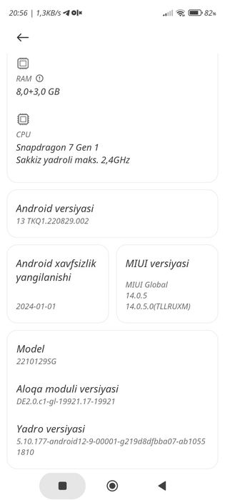 Xiomi 13 lite sotladi yoki abmen variant bolsa yozing