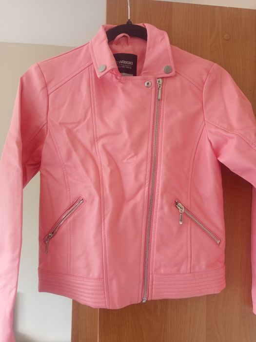 Детско кожено яке за 10-11 год