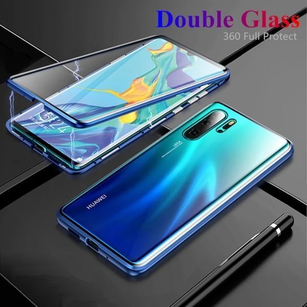 Huawei P30 Pro / Двоен 360 градуса магнитен калъф