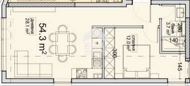 Продава се Двустаен апартамент в Варна, Владислав Варненчик - 64 кв.м за 733 €/кв.м - Снимка #3