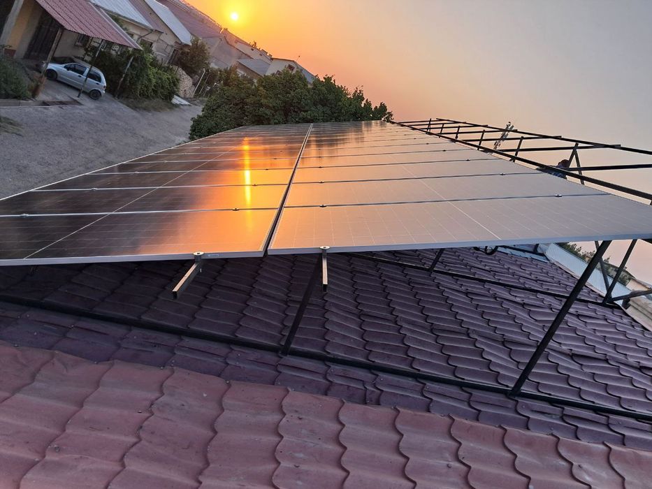 Установка солнечных панелей Quyosh panel, куйош панел