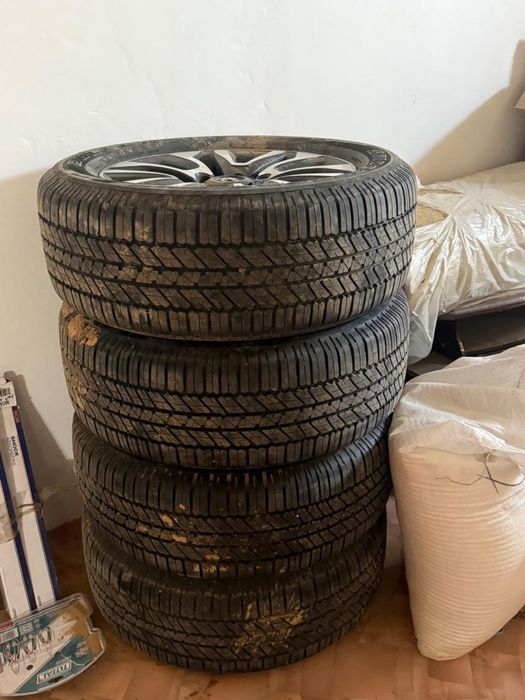 Титановы диск с летний шинами