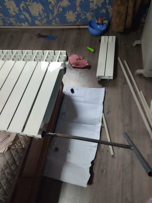 Батареи монтаж и демонтаж