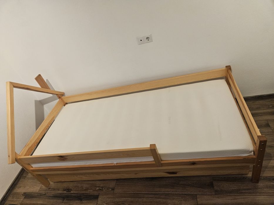 Pat montessori tip căsuța 90x200