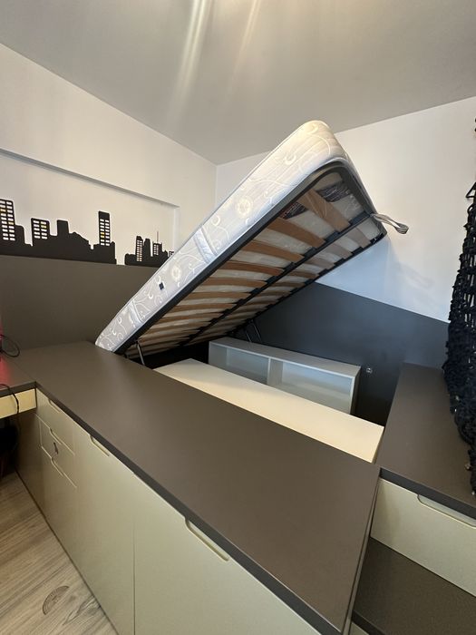 Mobilier copii inteligent, temă Batman  Unic, set complet