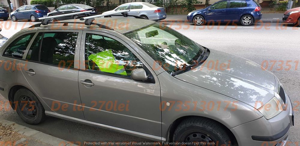 Bare portbagaj ALUMINIU SKODA Yeti Octavia Superb Karoq Kodiaq Kamiq