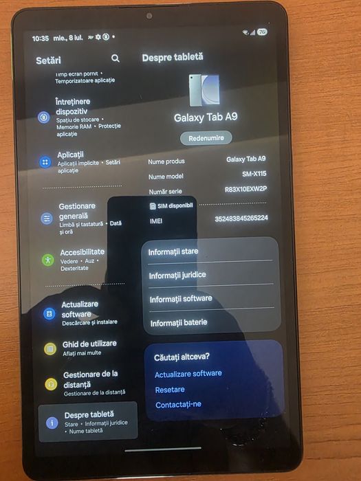 Galaxy tab A9  4G