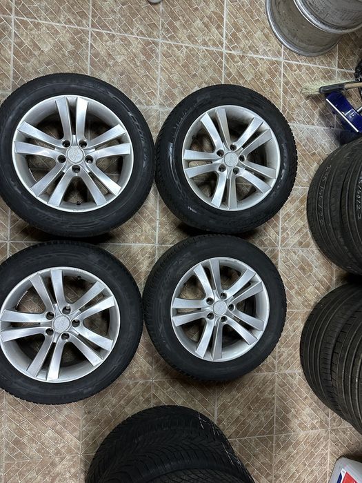 Jante Audi A6 echipate cu anvelope AllSeason Firestone 235 55 17