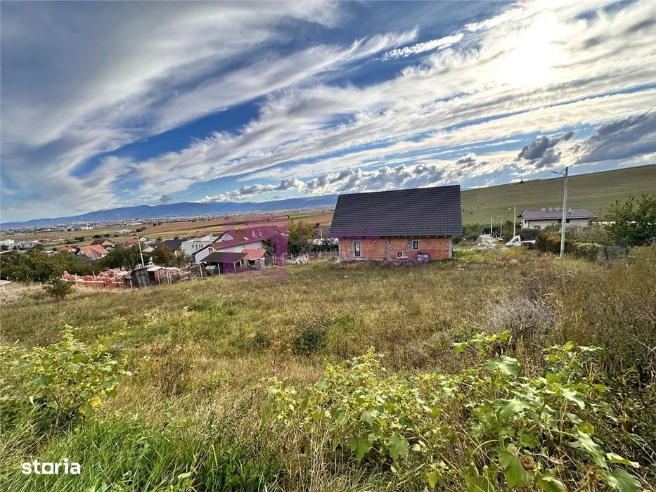 Teren intravilan | front dublu | 874 mp | Sura Mare | priveliste super