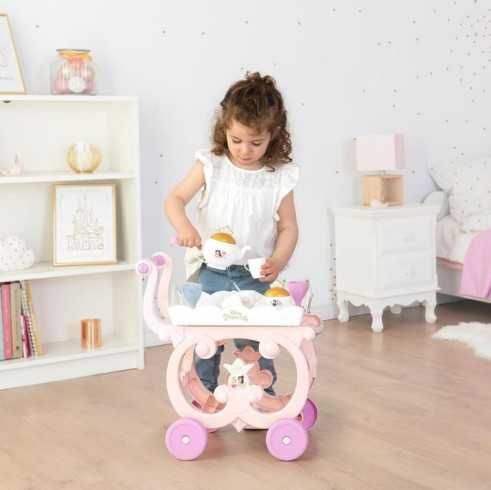 Smoby Disney Princess - Сервиз за чай с количка