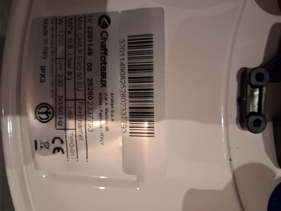 Boiler electric Chaffoteaux R Evo 50 EU ERP, 50 L, 1200 W