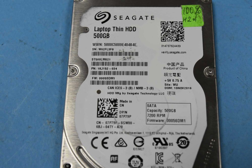 Твърд диск 500GB Seagate ST500LM021 2.5 инча лаптоп / архив