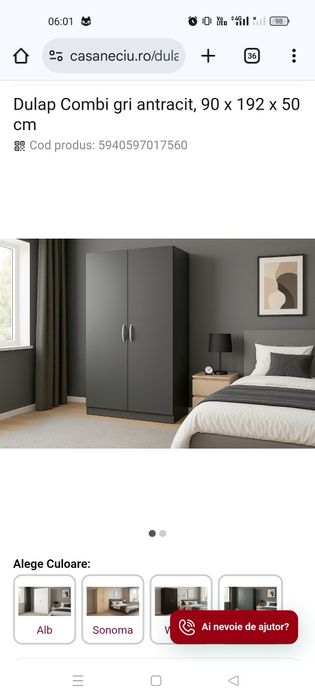 Șifonier nou în stare excelenta