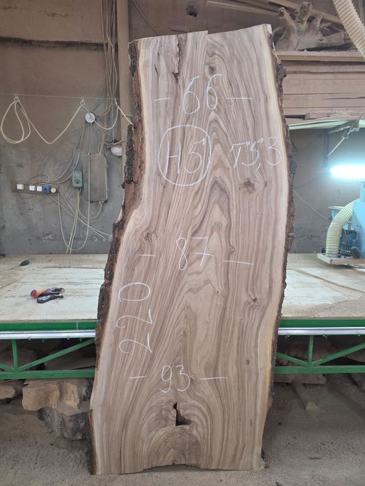 Слэб карагача. Слэбы больших размеров.