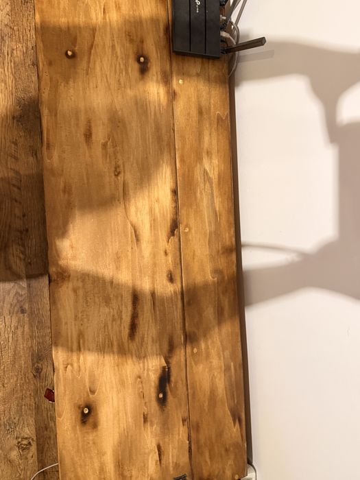 Дизайнерски ръчноизработен ТВ шкаф от масив