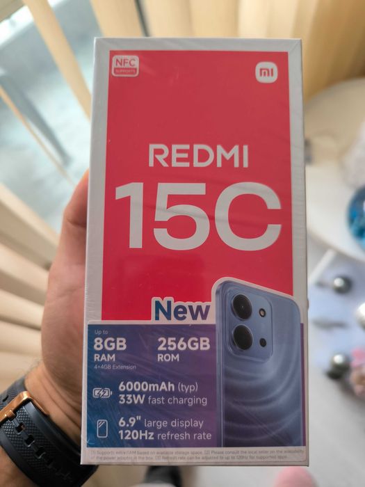 Xiaomi Redmi 15C BLACK 256GB 8GB RAM