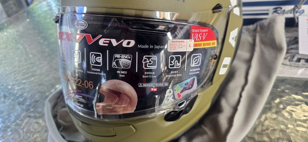 Каска Arai RX-7 EVO размер L  2026 Maverick