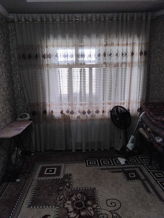 Карниз и тюль за 200