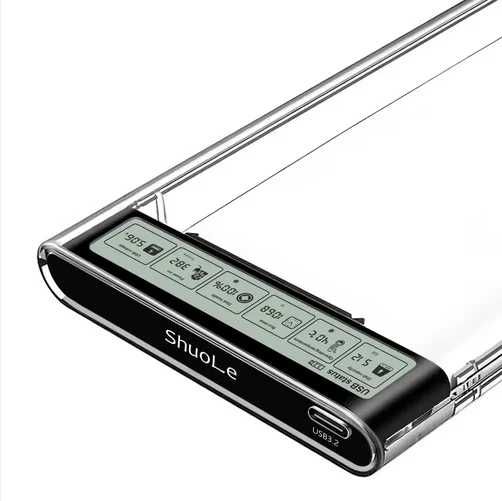 Carcasa SSD/HDD 2.5 inch hdd extern cu afisaj LCD SENTINEL