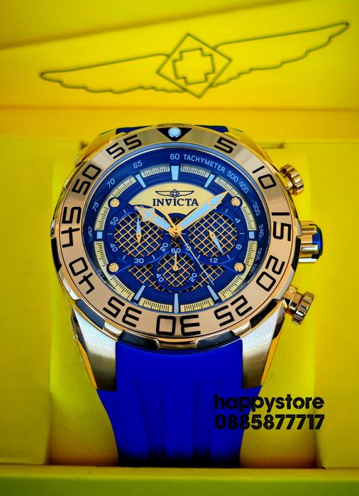 INVICTA Pogo Blue 50mm, Инвикта нов ръчен часовник