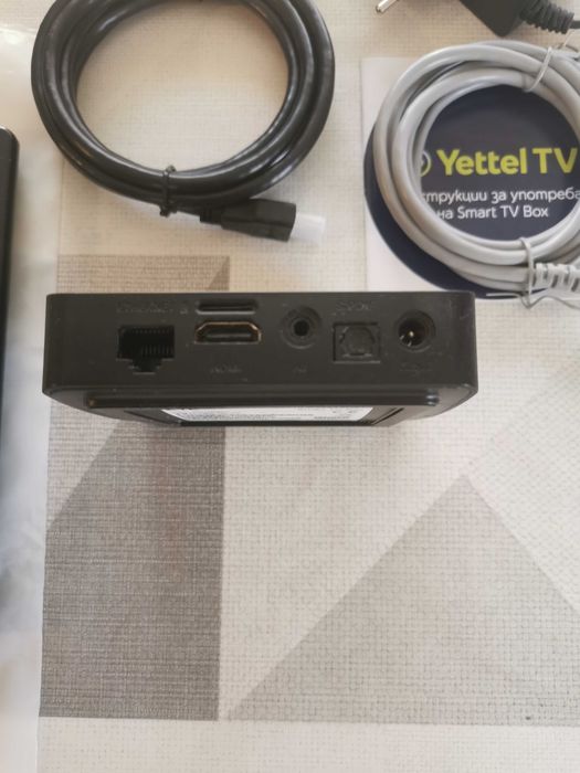 Yettel 4K Smart TV Box ZTE B866V2H01 – като нов, пълен комплект