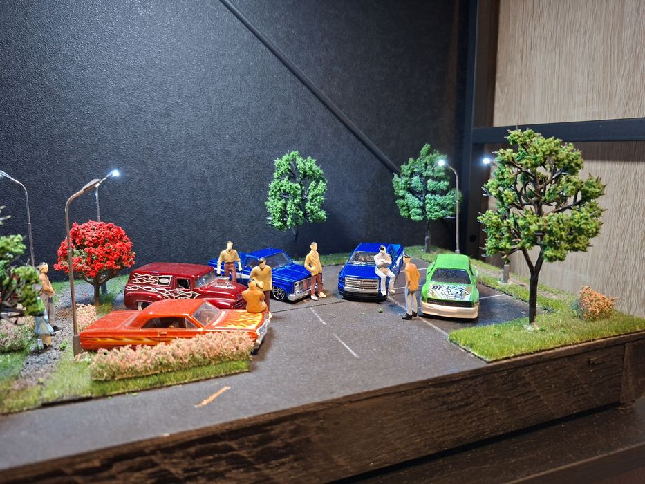 Diorama Hot Wheels 1/64