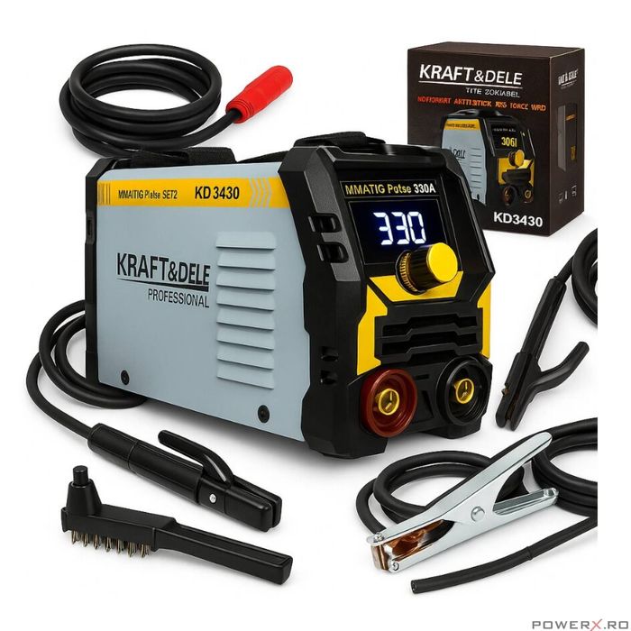 Invertor, aparat pentru sudura, MMA TigLift, 330 A, Kraft