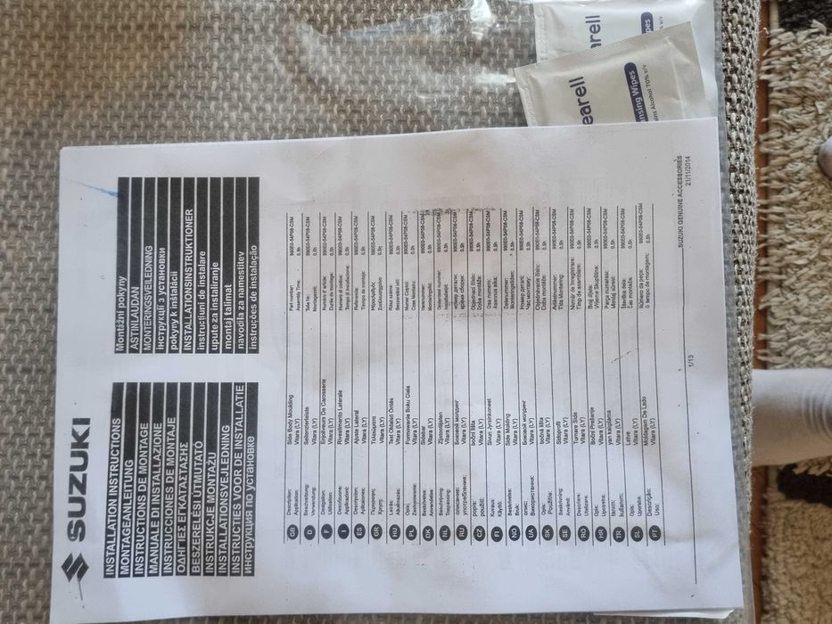 Set bandouri usi-dreapta Suzuki Vitara 2015