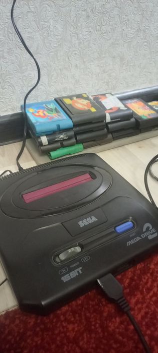 Sega mega drive2 ( сега 90 х)