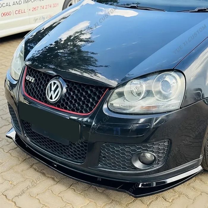Преден лип спойлер за голф 5 гти гт / vw golf 5 gti gt lip spoiler