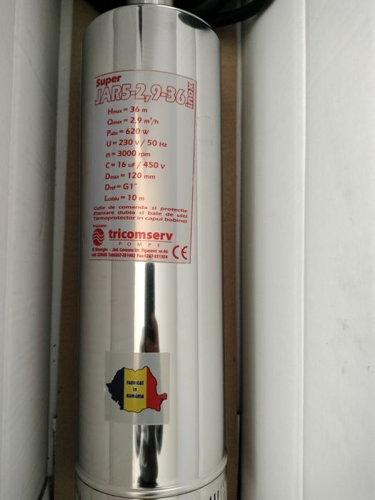 Pompă submersibila+3 furtune Gardena în L totală de 75m