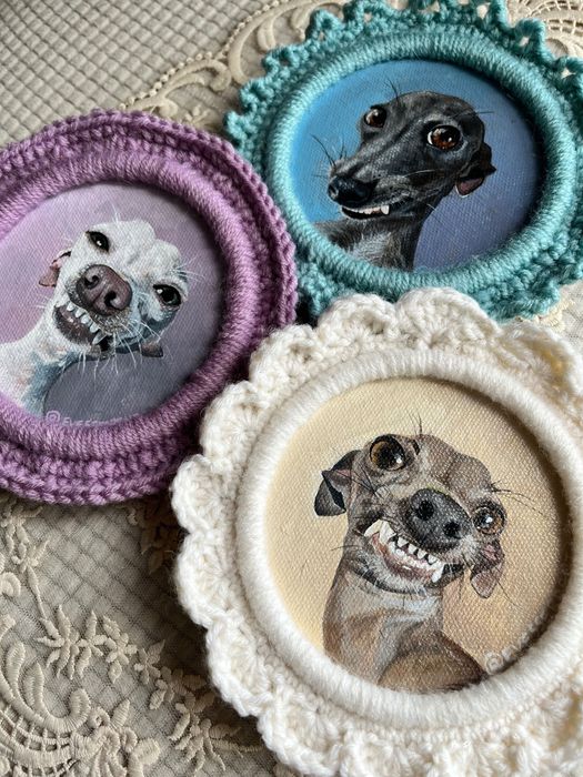 Мини картини с акрилна боя