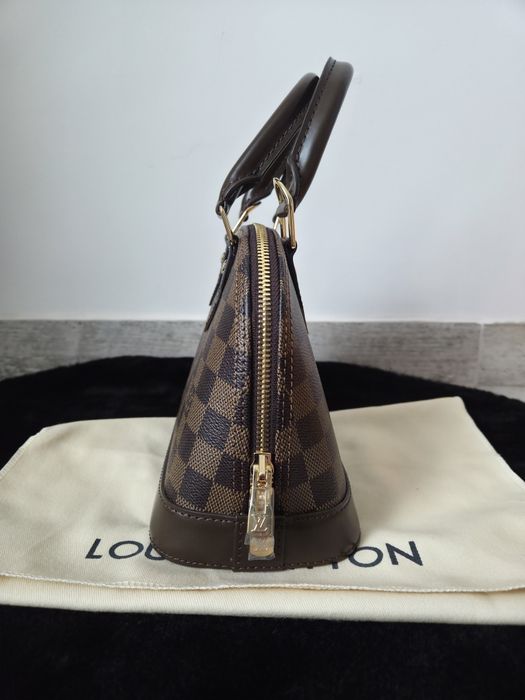 LV Louis Vuitton Alma BB in Damier Ebène