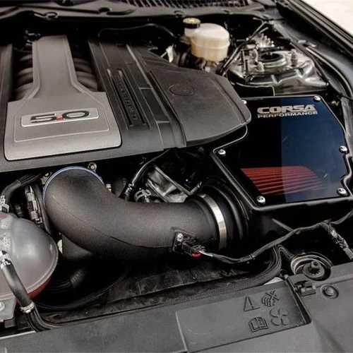 Тунинг Спотен филтър Corsa 2018-2023 Ford Mustang GT 5.0L V8 Cold Air intake w/ DryTech