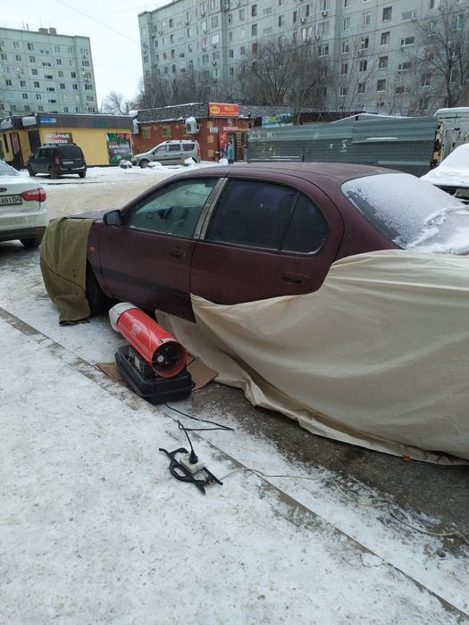 Машина қыздыру пушкамен