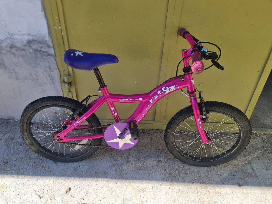 Детско колело за момиче подходящо за 4-8 годишно дете.